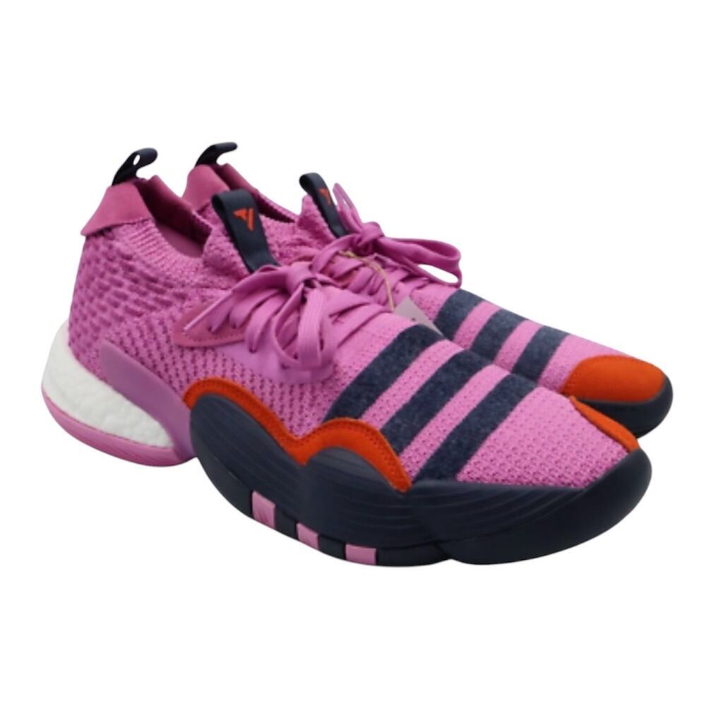 Men's Pink Knit Athletic Sneakers